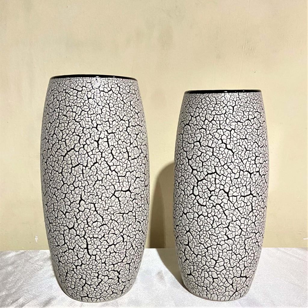 Bình Bông Sứ Rạng Cắm Hoa Cao 24cm, 22cm