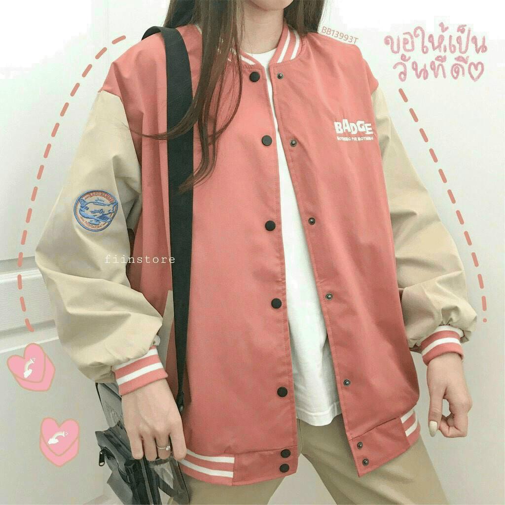 Áo khoác dù bomber FORM RỘNG