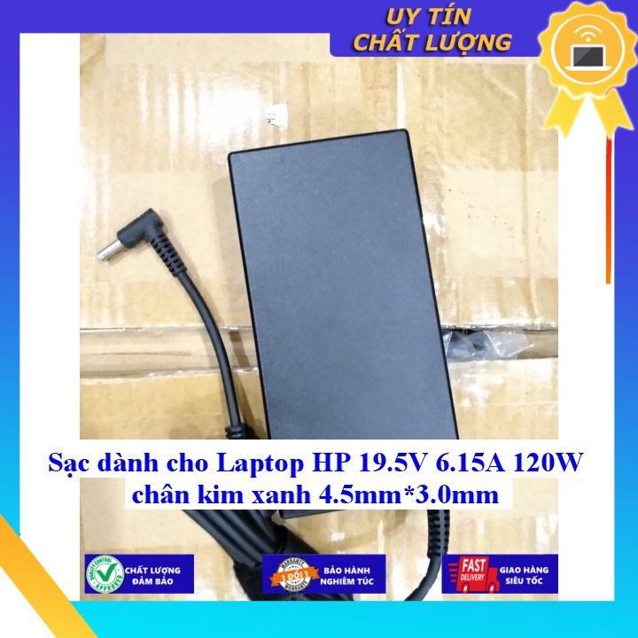 Sạc dùng cho Laptop HP 19.5V 6.15A 120W chân kim xanh 4.5mm*3.0mm - Hàng chính hãng MIAC1157