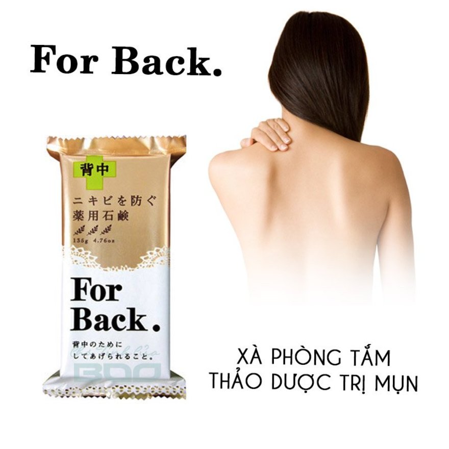 Xà Phòng Tắm Ngăn Ngừa Mụn Lưng Chiết Xuất Từ Than Tre Pelican For Back Soap Bar (135G)