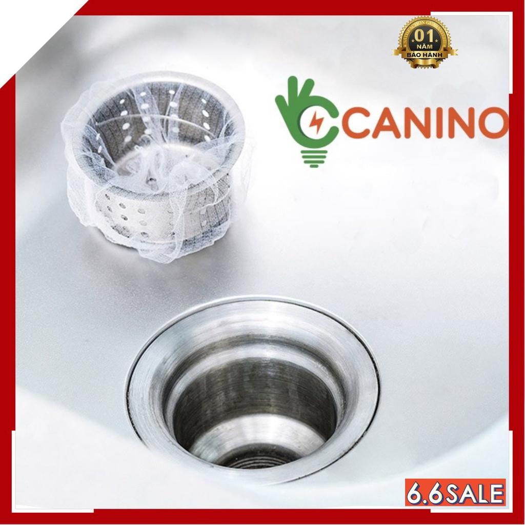 Bộ 100 túi lọc rác bồn rửa chén thông minh Canino