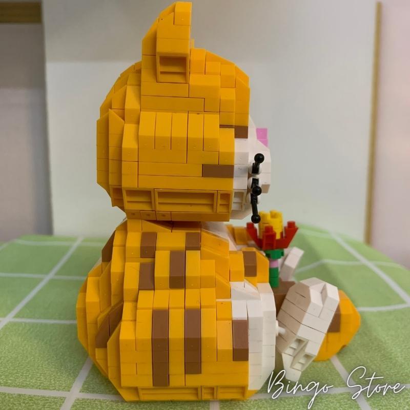 MÔ HÌNH LẮP RÁP THÚ CƯNG ORANGE CAT 834 CHI TIẾT