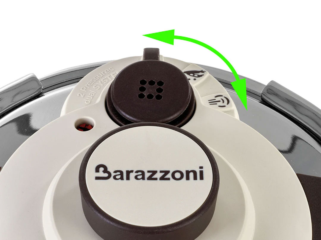 Nồi áp suất BARAZZONI FACILE DUAL SYSTEM 6 lít Hàng chính hãng