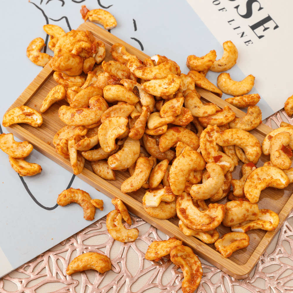 Hạt Điều Tỏi Ớt STP Food Hũ 500g – Hạt Điều Thơm Ngon, Giòn Béo, Giàu Chất Dinh Dưỡng, Rất Tốt Cho Sức Khỏe