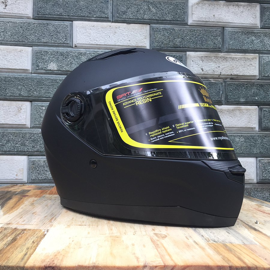Mũ bảo hiểm Fullface Asia MT136 - Đen nhám