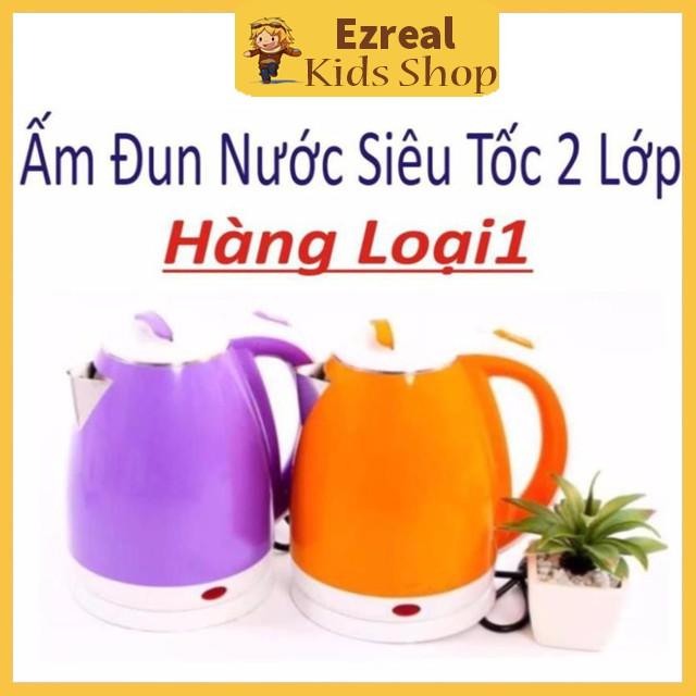 Ấm Đun Nước Siêu Tốc 2 Lớp Dung Tích 1.8L - Ấm Siêu Tốc Thái Lan