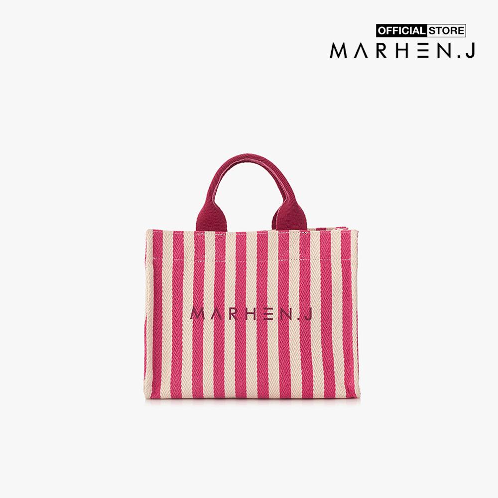 Marhen.J - Túi đeo vai chữ nhật sọc kẻ Rico Mini MJ19BRCOMNST-PK