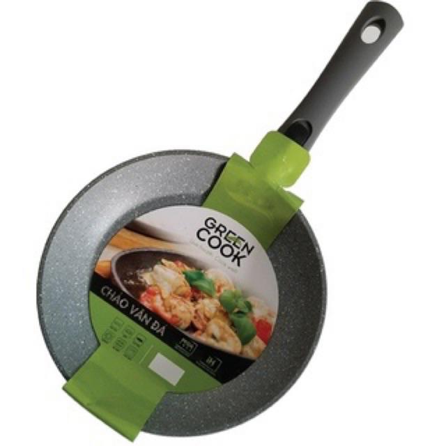 Chảo Vân đá từ green cook 24,26,28 cm