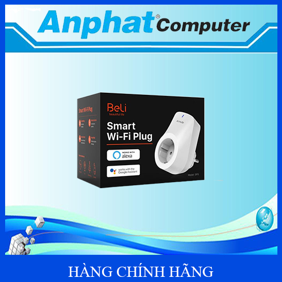 Ổ cắm wifi thông minh Tenda SP3 Điều khiển từ xa - Hàng Chính Hãng