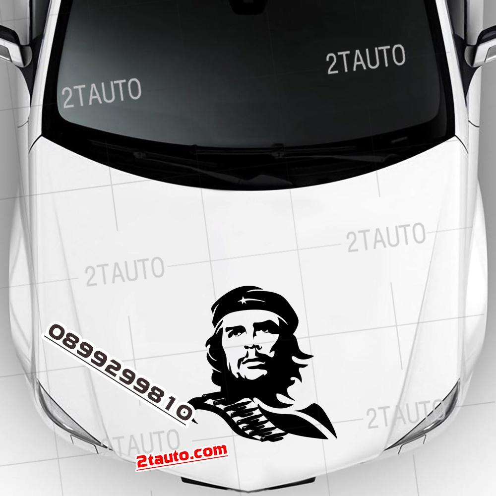 Tem decal sticker dán xe CHE GUEVARA nhiều kích thước, chống thấm nước, logo CHE GUEVARA dán trang trí xe hơi - MẪU 2