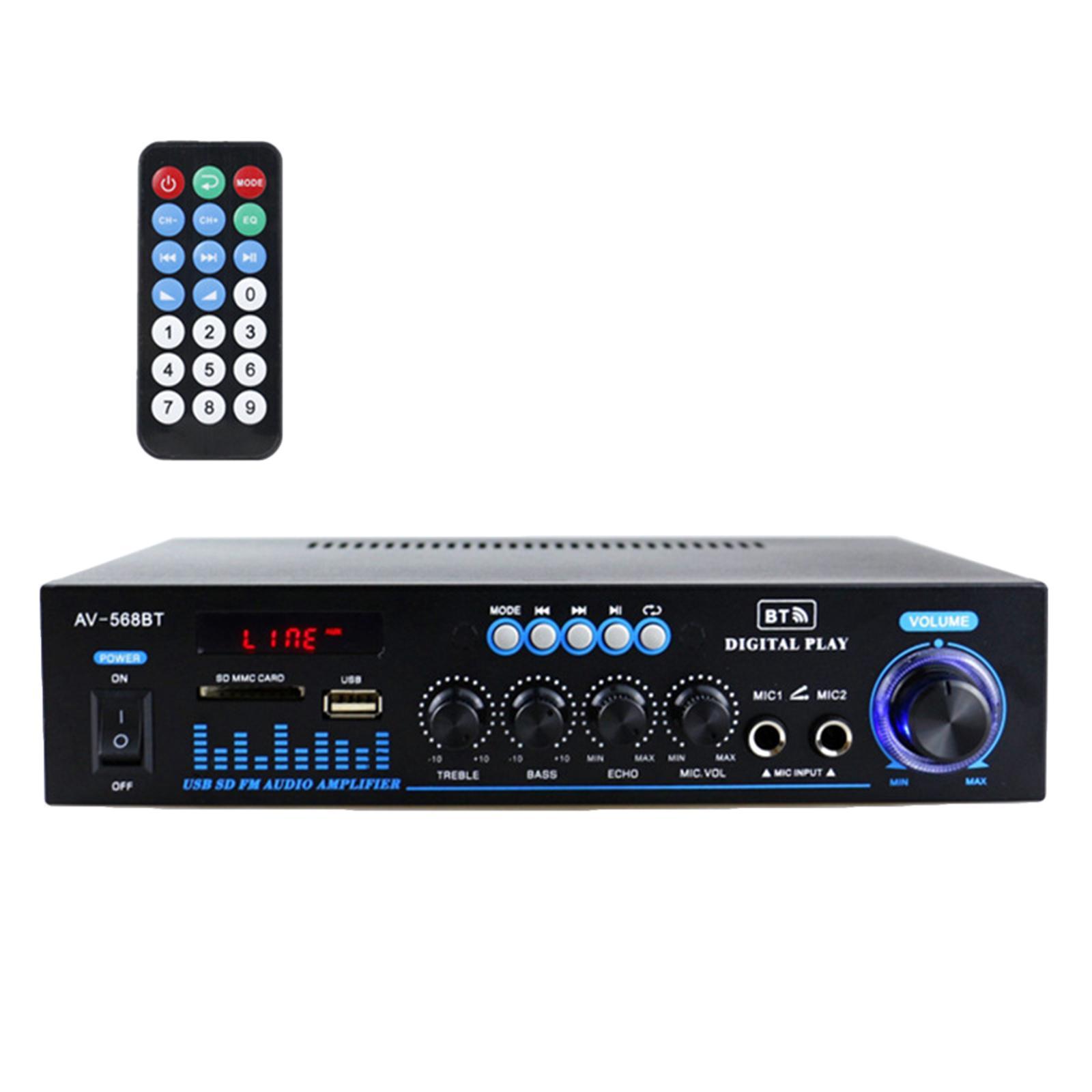 Wireless Bluetooth Audio 12V 220V w/LCD Display for Home Speakers