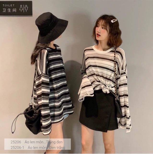 ÁO LEN KẺ NGANG BASIC CỰC HOT