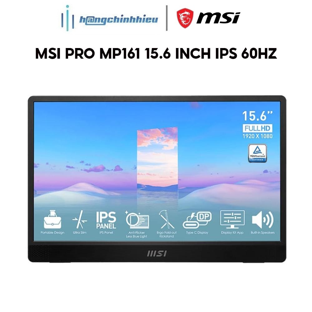 Màn Hình Di Động MSI PRO MP161 15.6 inch IPS 60Hz Hàng chính hãng