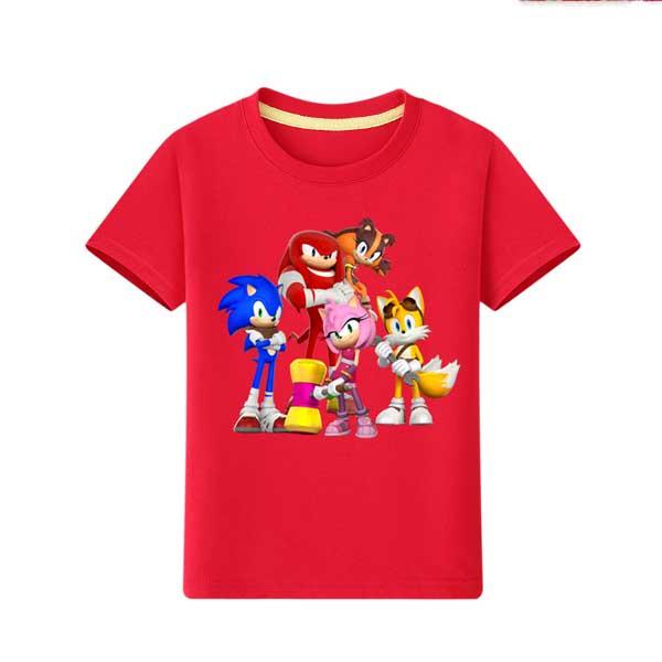 Áo thun trẻ em Biệt Đội Sonic, Có size người lớn, Anam Store