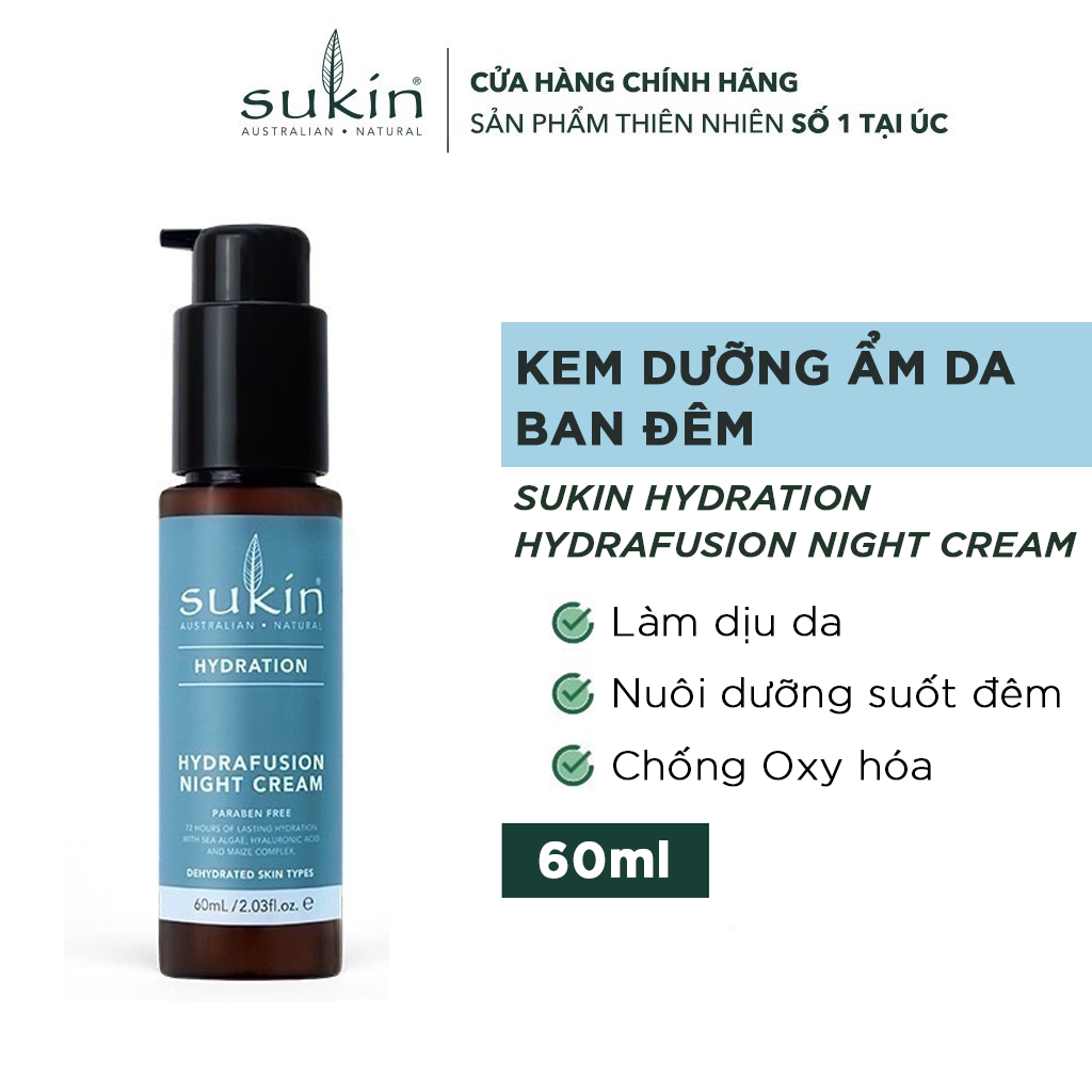 Gel Kem Dưỡng Ẩm Da Sukin Hydration Rehydrating Gel Cream 60ml