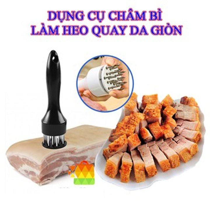 DỤNG CỤ ĐÂM THỊT LÀM MỀM THỊT - DỤNG CỤ CHÂM BÌ LÀM HEO QUAY DA GIÒN