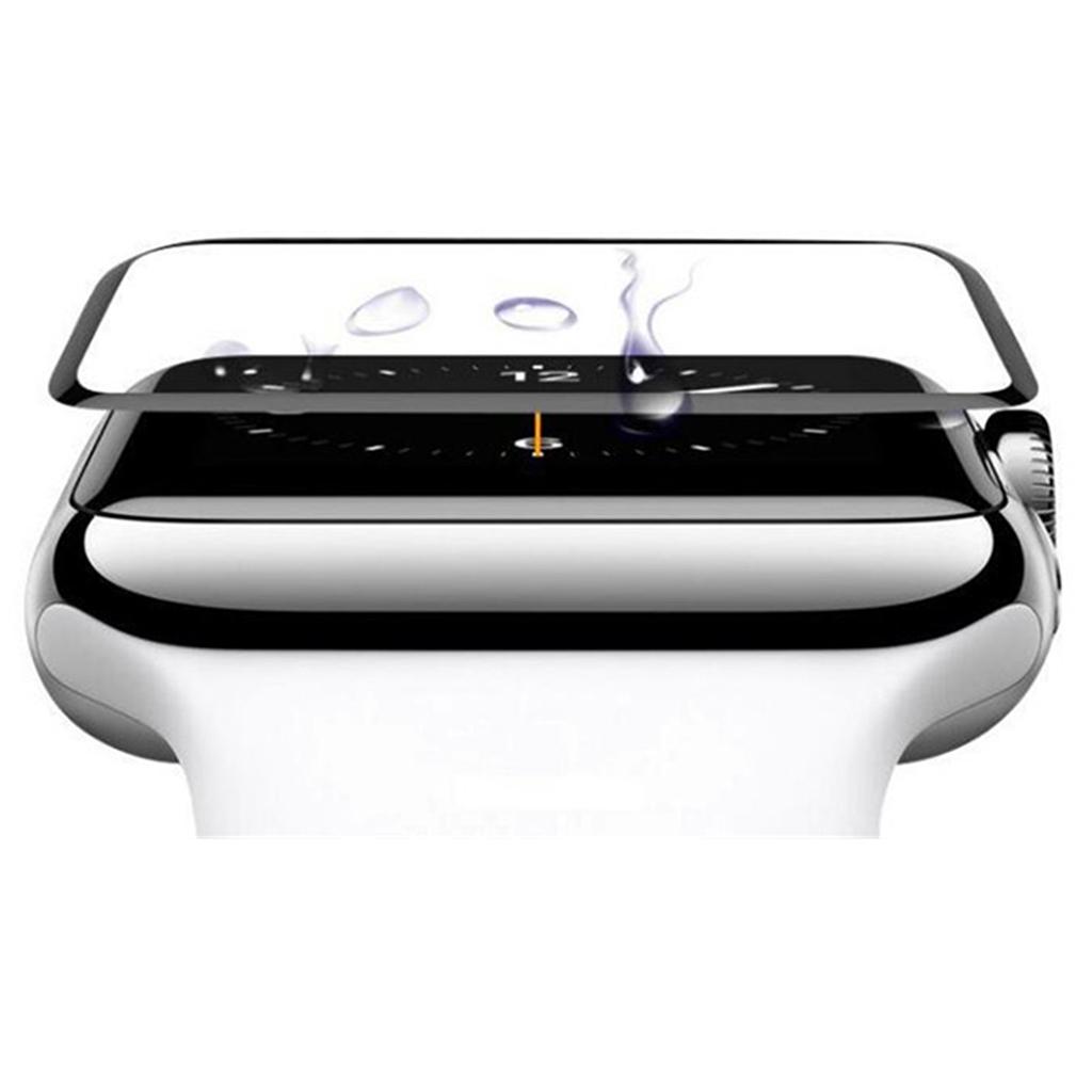 Screen Protector 40mm for iWatch 4 Scratch Resistant Full Coverage Protective Tempered Glass HD Film Glass Case with 3D Curved Edge Clear Cover
