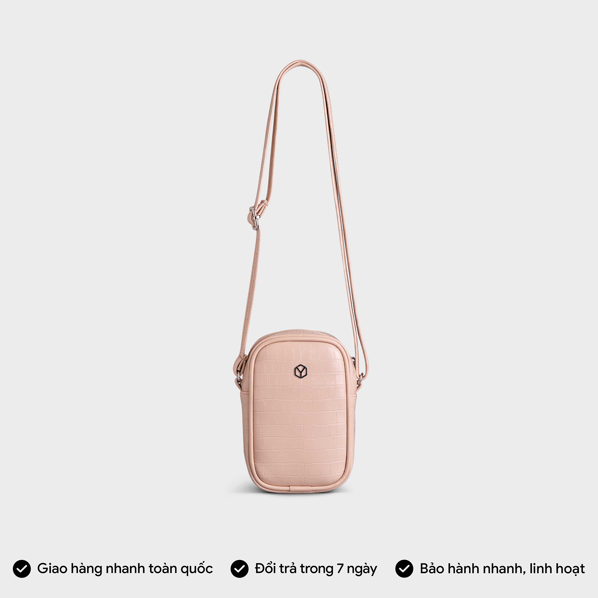 Túi Yuumy ( Thời trang nữ đi chơi sành điệu size 11 - Túi đeo chéo da Verein YN187 )