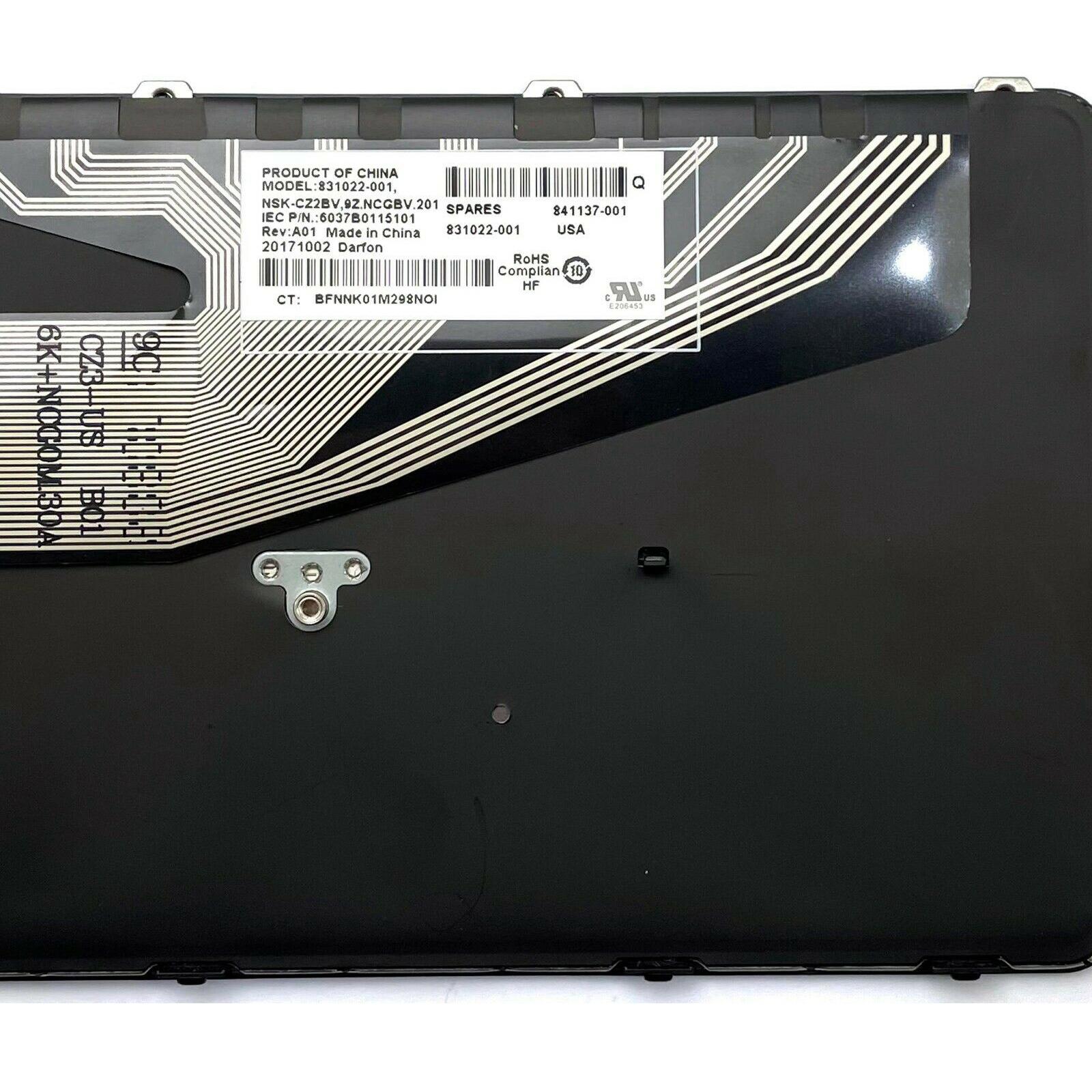 Black Professional US Standard Layout Laptop Keyboard with Backlit Replacement Accessories for HP Probook 450 G3 455 G3 High Performance