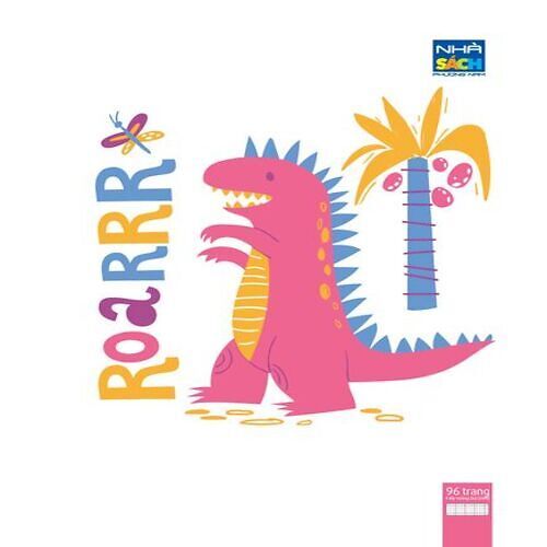 (Mua 10 Cuốn Tặng 3 Cuốn) Tập Pnc 96T Dl80 4Oly - Cute Dino - Giao Mẫu Ngẫu Nhiên