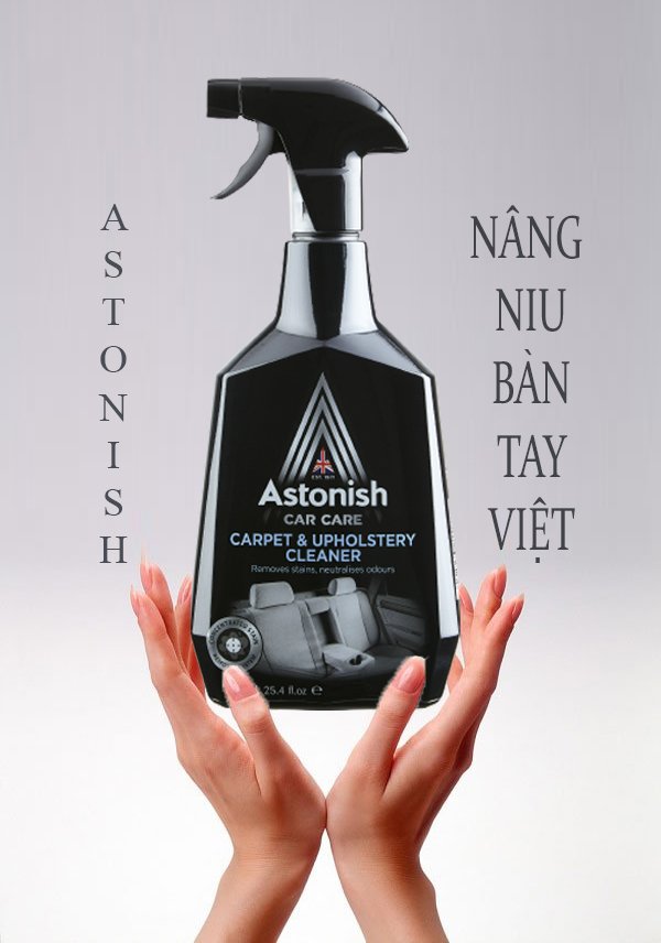 BÌNH XỊT VỆ SINH GHẾ XE ÔTÔ BỌC VẢI NỈ ASTONISH C1526 (750ML)