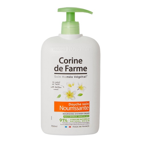 [ Tặng tẩy da chết Cafe 200ml ] Sữa tắm dưỡng da Corine de Farme tinh chất Tahitian Monoi 750ML