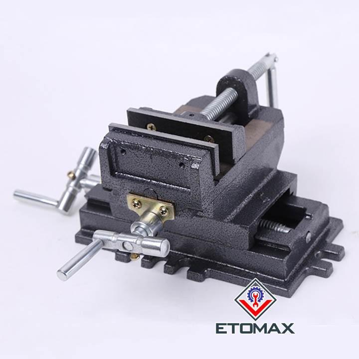 Bàn trượt hai chiều tịnh tiến kết hợp ê tô khoan bàn 3 tầng 4 inch