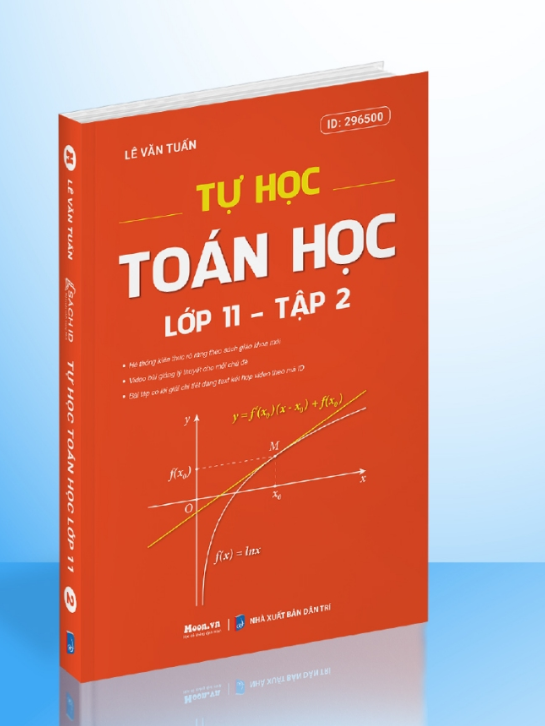 Combo 2 sách id tự học toán lớp 11 dành cho 2k7 chương trình sgk mới Moonbook