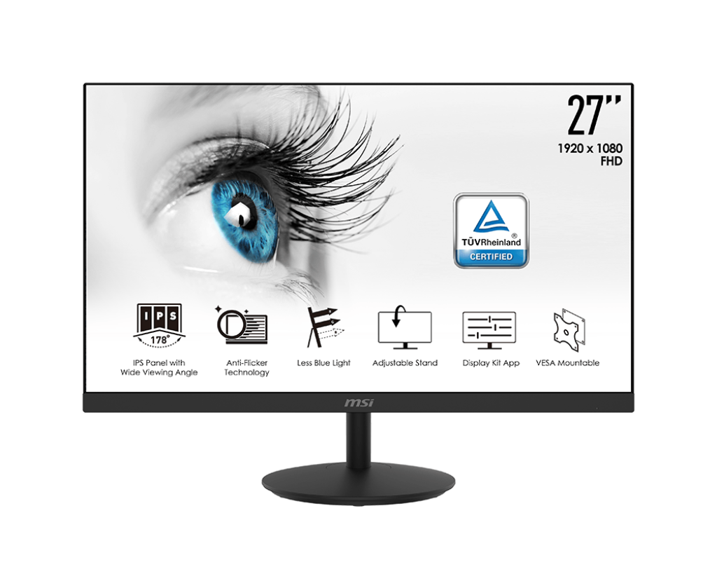 Màn hình MSI PRO MP271 27inch FullHD 75Hz IPS Bảo hành 24 tháng - Hàng chính hãng