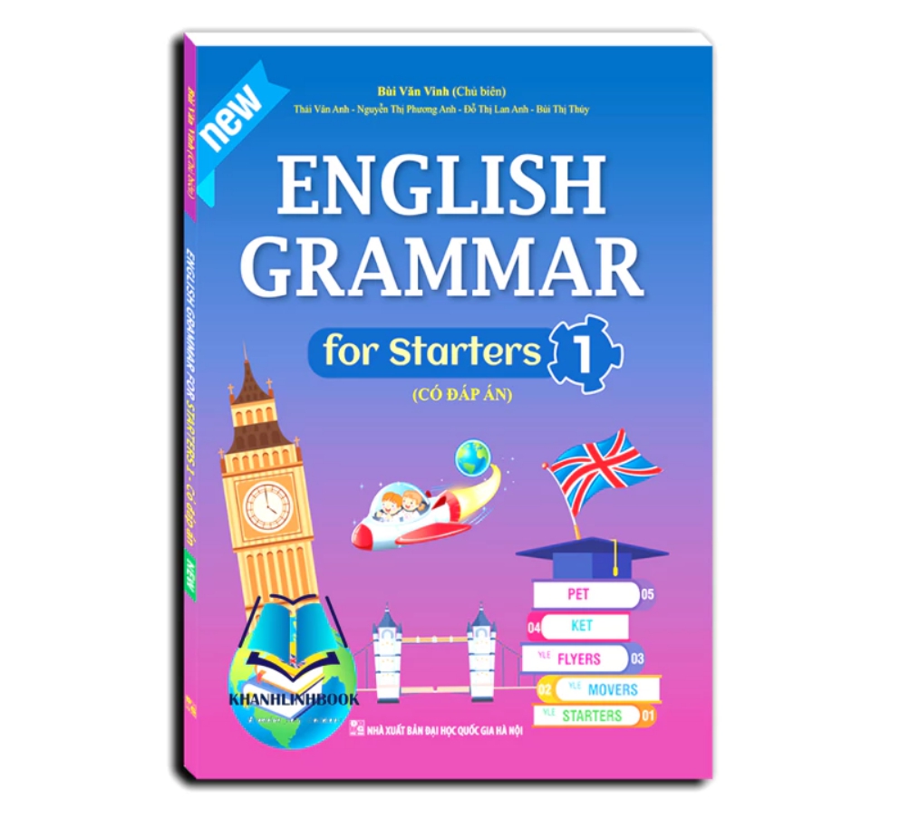 Sách - Trọn Bộ English Grammar For Starters, Movers, Flyers, for Ket, for Pet