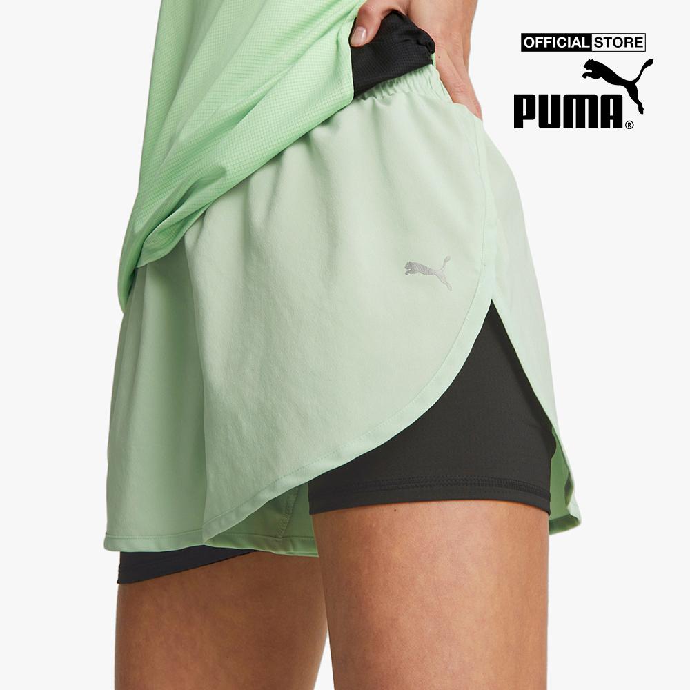 PUMA - Quần shorts chạy bộ nữ Run Favourite Woven 2in1 523181