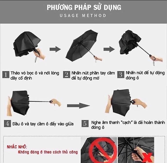 Ô TỰ ĐỘNG, Ô TỰ BUNG, TỰ GẤP THÔNG MINH XUẤT NHẬT