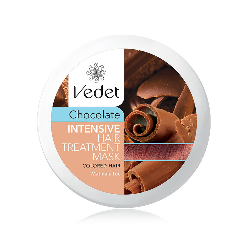 Bộ Đôi Mặt Nạ Vedette (Đất Sét Cocoa Sạch Sâu 145g, Ủ Tóc Socola Suôn Mượt 110g)