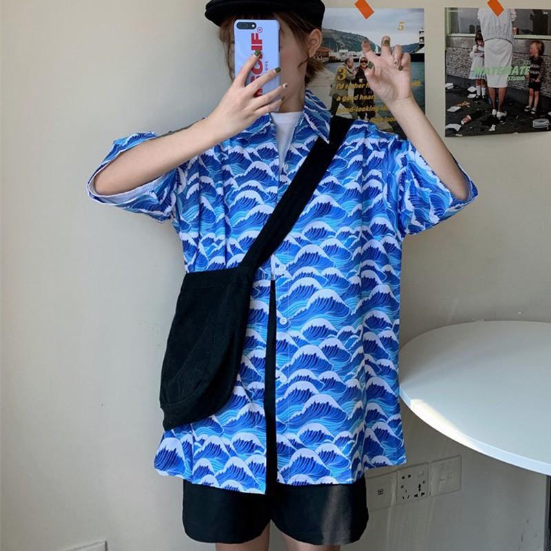 Áo Sơ Mi Nữ Ngắn Tay Cổ Bẻ Thời Trang Hàn