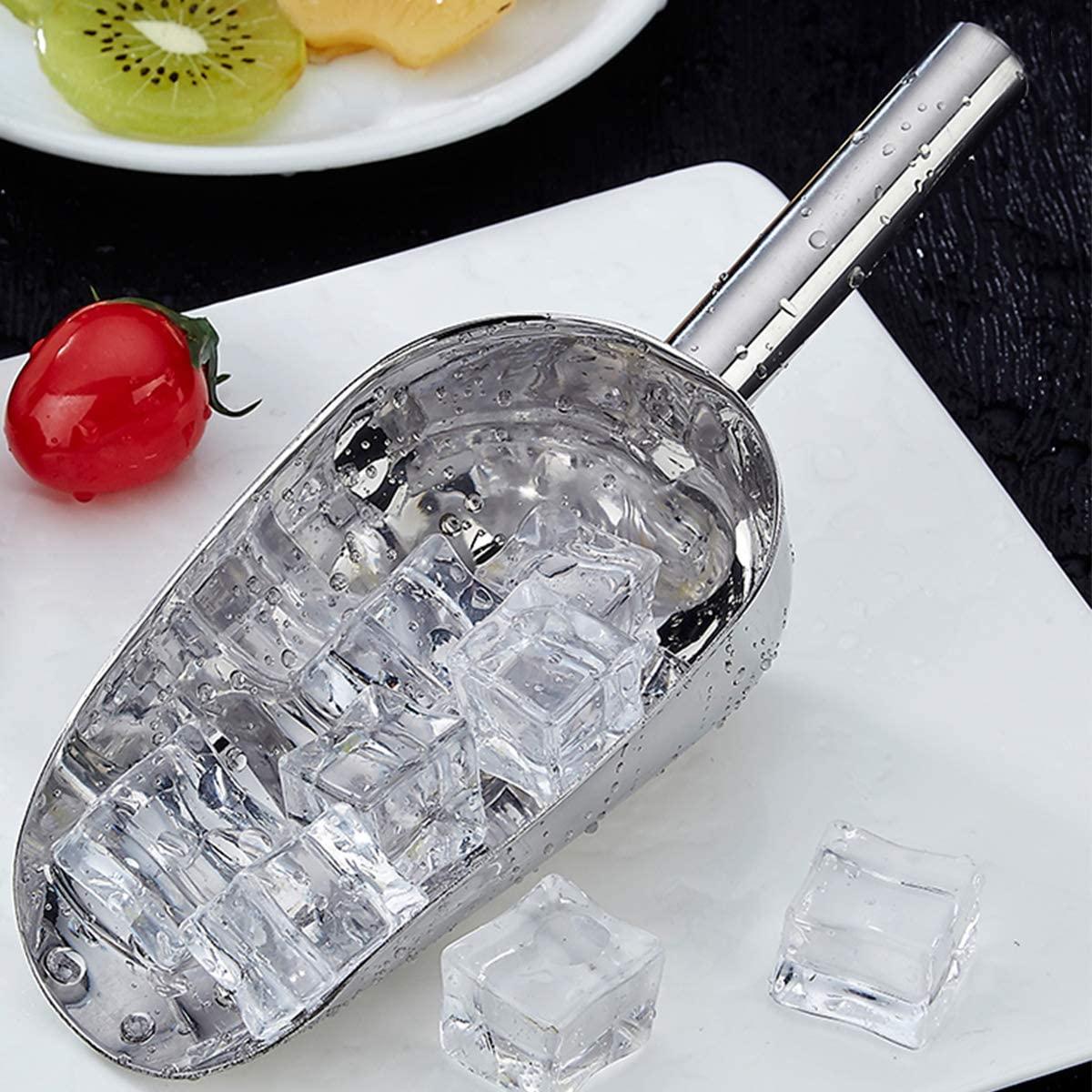 Muỗng đá bằng thép không gỉ Muỗng thức ăn ngọt Hình thang