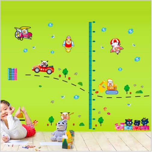 Decal thước đo giao thông cho bé