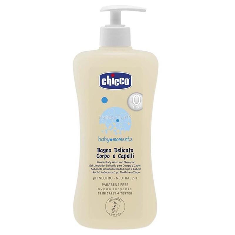 Sữa tắm gội chiết xuất Yến mạch 0M+ Chicco cho bé 500ml (MP-627)