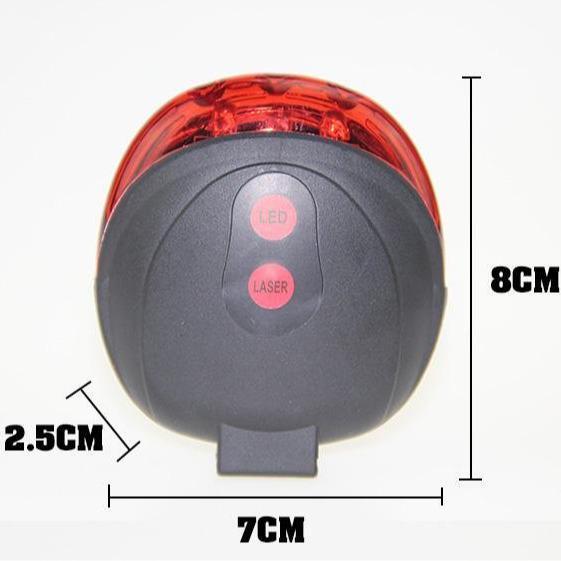 Đèn Chiếu Hậu Cảnh BÁo Gắn Sau Xe Đạp