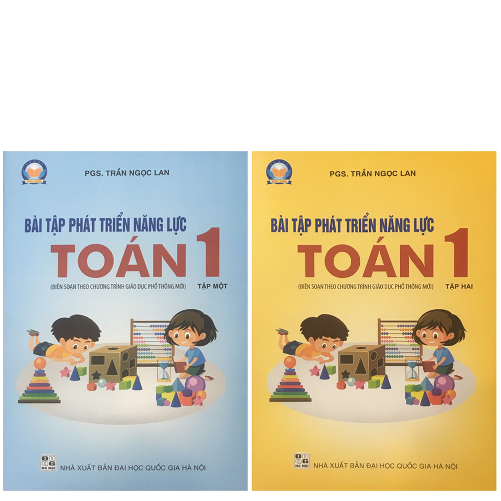 Combo Sách Bài Tập Phát Triển Năng Lực Toán Lớp 1 - Tập 1 + Tập 2