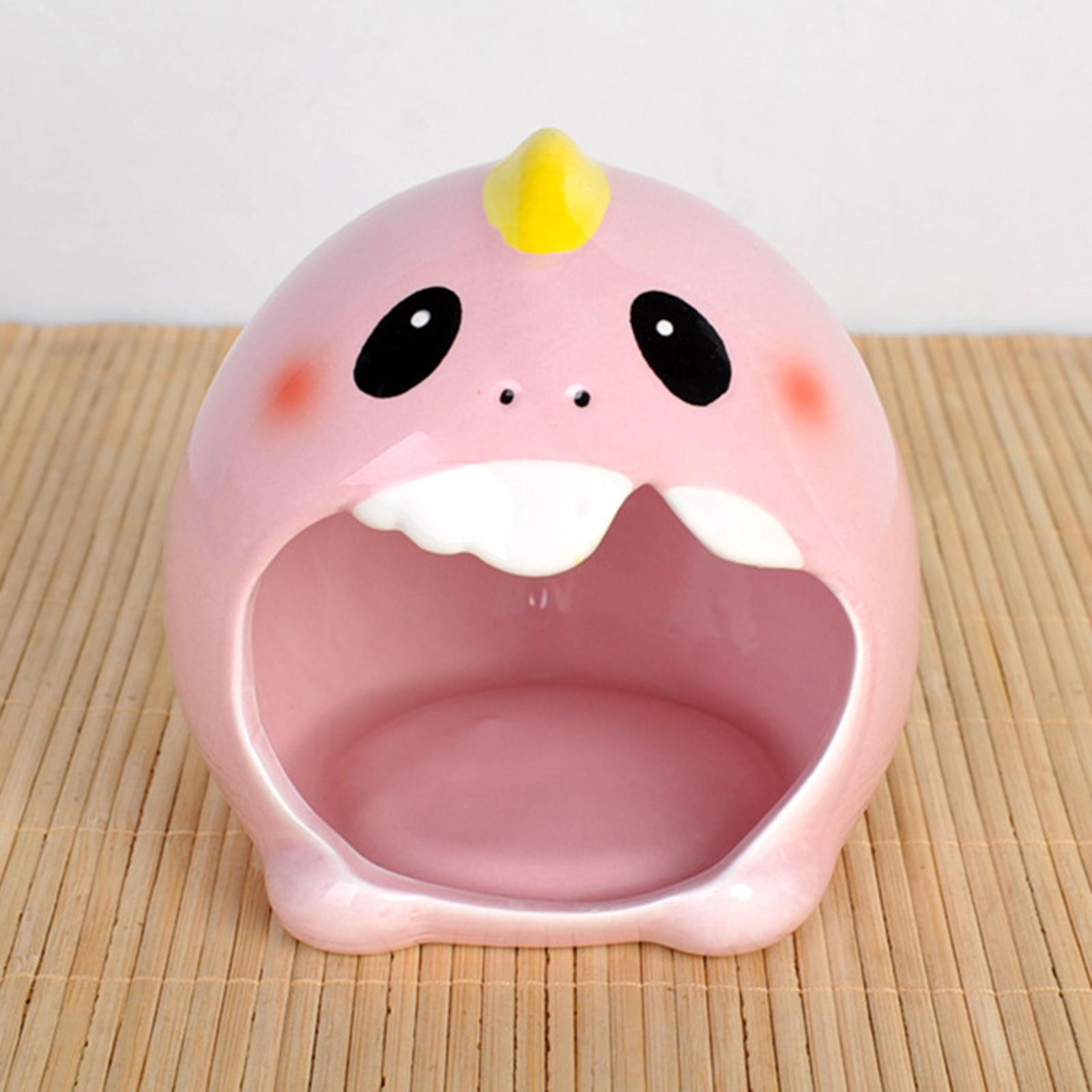 Ceramic Hamster Hideout Nest, Hamster Sand Bath, Summer Cooling Small Animal Pet Nesting Habitat Cage