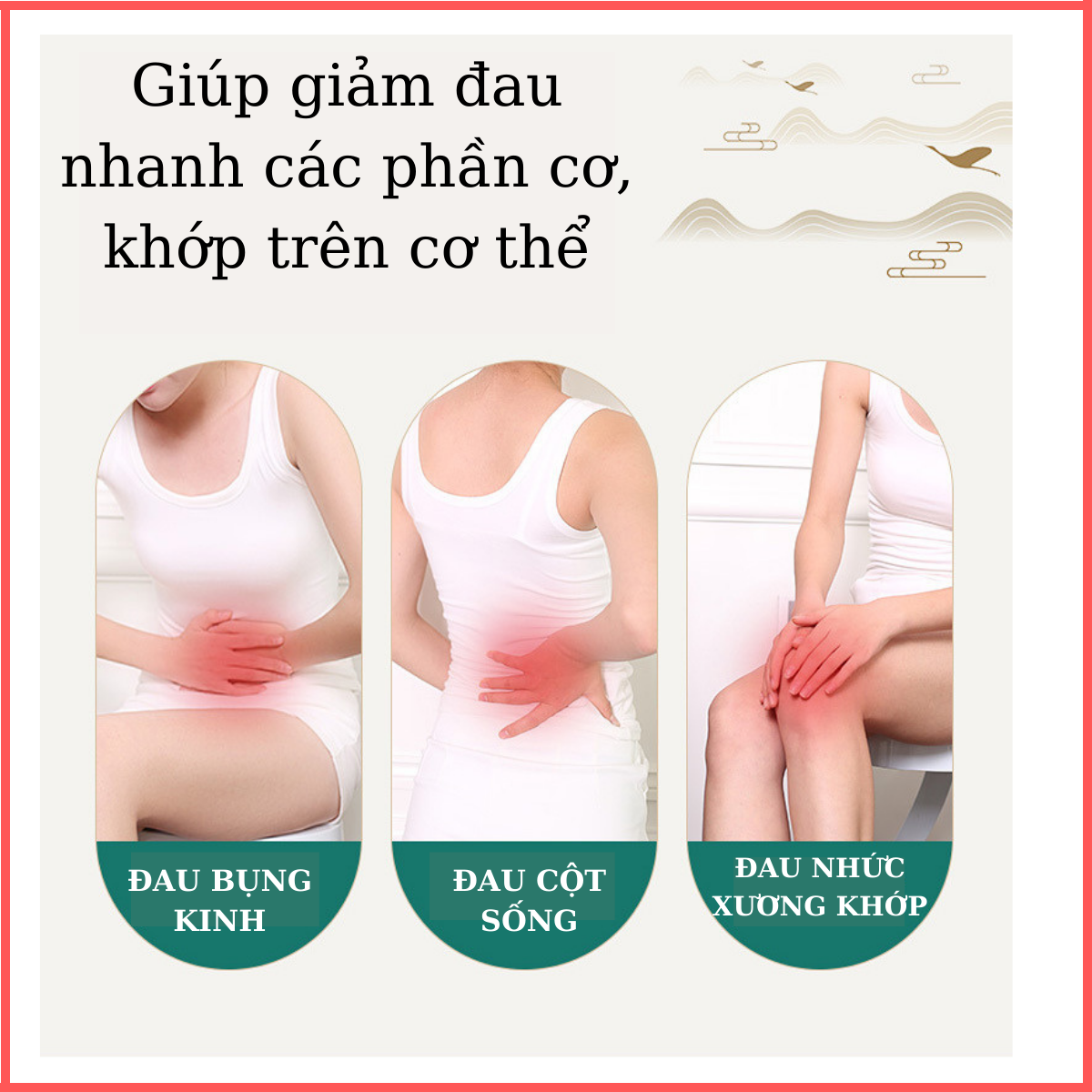 Miếng Dán Chườm Nóng Massage Giảm Đau Toàn Thân