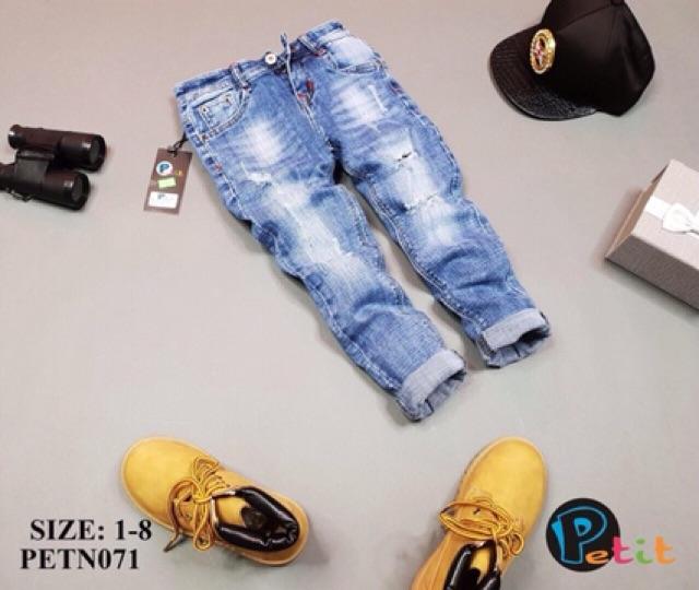 Quần jean quần bò cao cấp size nhí có mẫu mới 10/2019