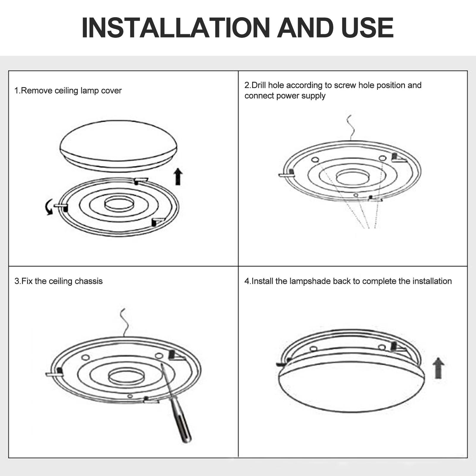 Đèn trần wifi, kết nối bluetooth, điều khiển từ xa, phát sáng nhiều màu, ích hợp loa chất lượng cao, chất lượng âm sắc vượt trội, tinh tế.