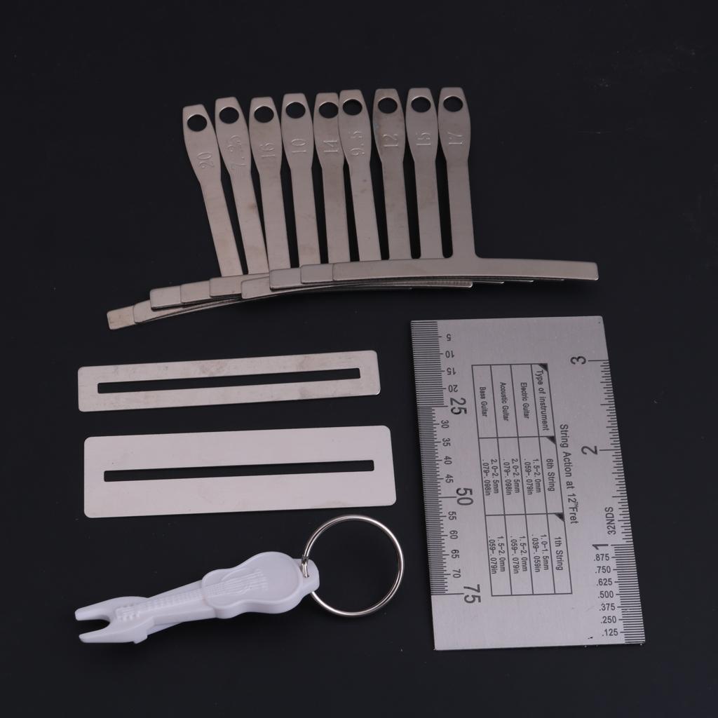Sunnimix 9 Chiếc Understring Bán Kính Đồng Hồ Đo + Tặng Xâu Chuỗi Hành Động Ga Chun + 2 Chiếc Ván Trượt Ngón Tay Bảo Vệ