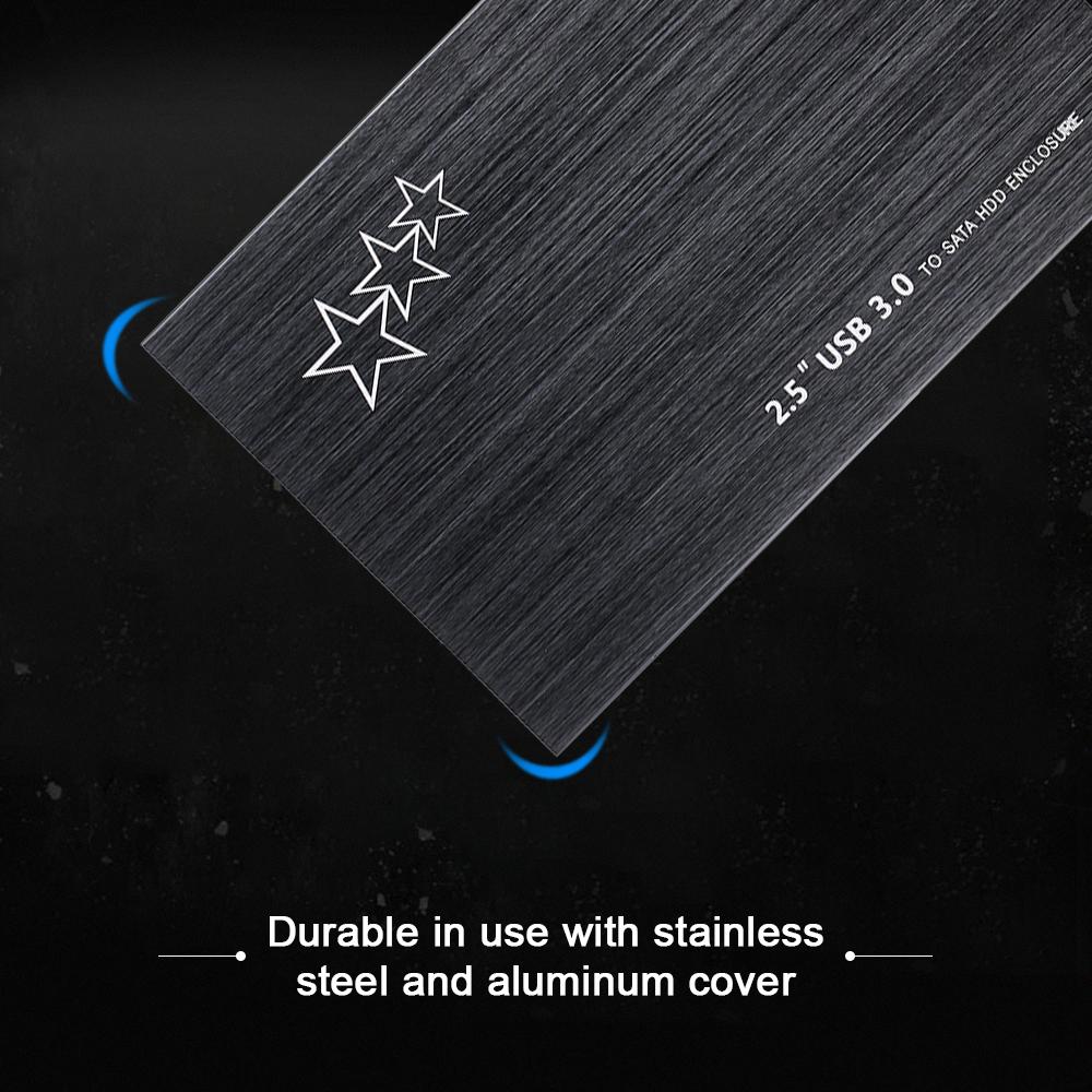 Hộp đựng HDD 2,5 inch Bộ chuyển đổi USB3.0 sang SATA Hộp đựng bên ngoài Hộp đựng ổ đĩa cứng Hộp đựng ổ cứng ngoài