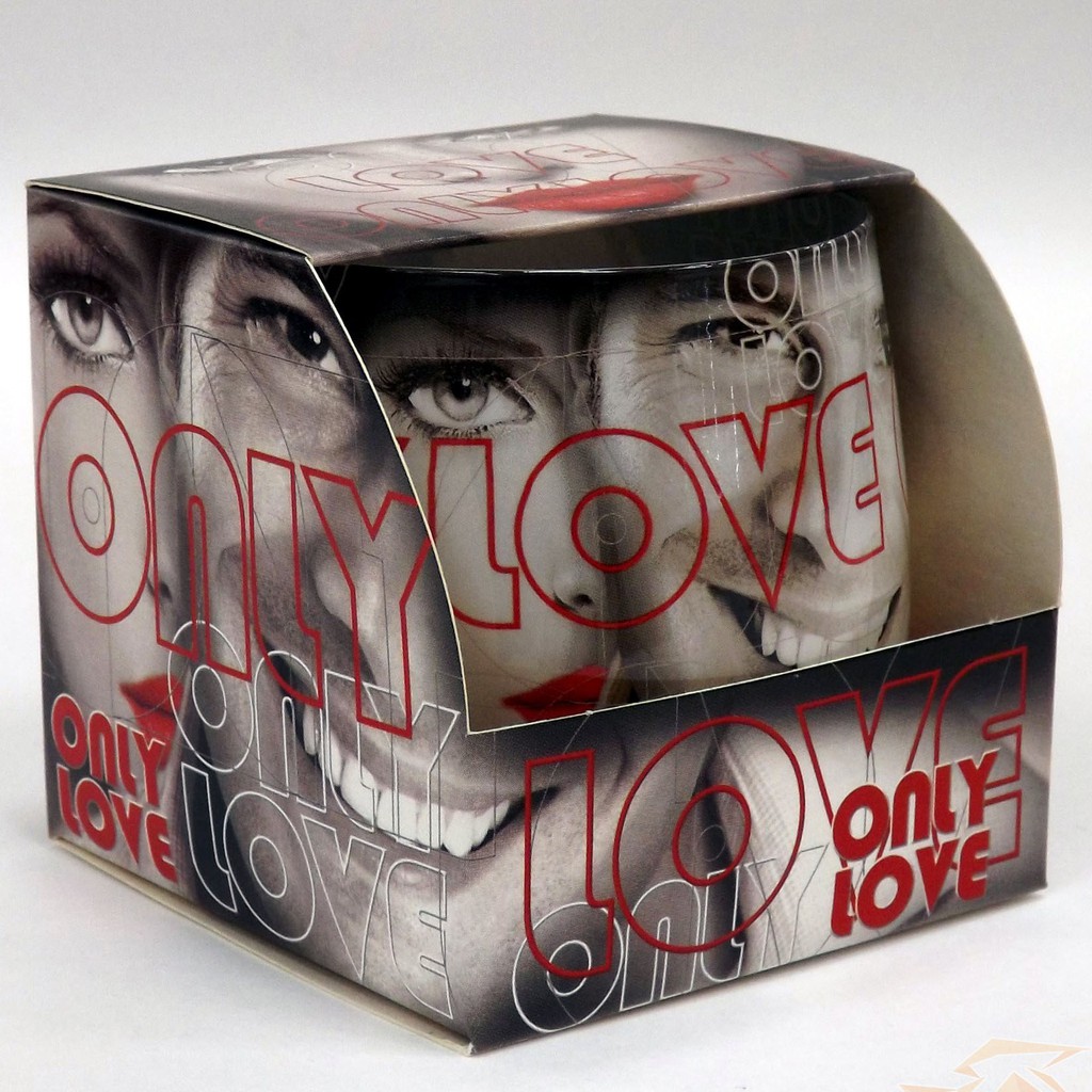 Ly nến thơm tinh dầu Bartek Only Love 100g QT024472 - hương hoa hồng