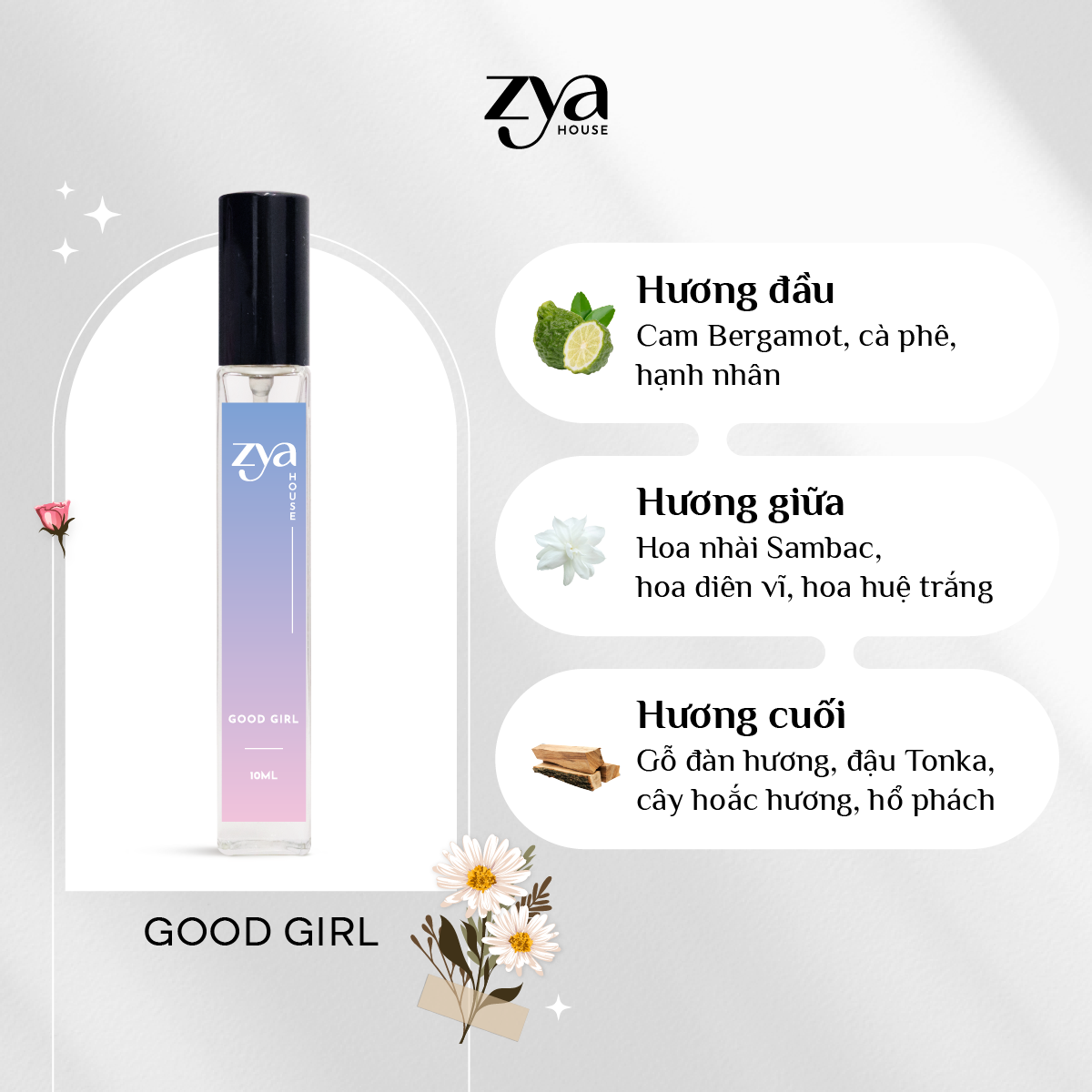 Nước hoa nữ ZYA Good Girl | EBMart