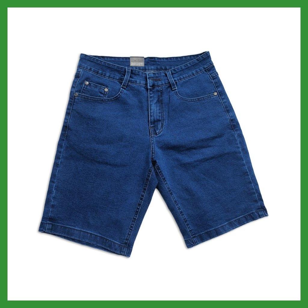 Quần short jean thun, chất co giãn tốt - Quần short nam size từ 40kg đến 65kg - NH Shop