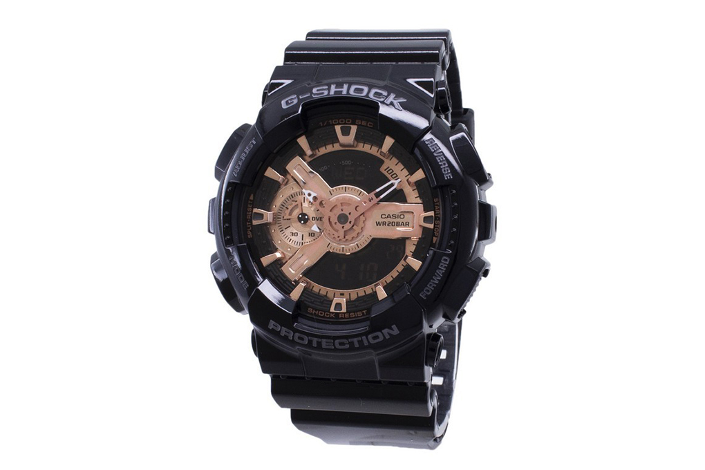 Đồng hồ kim và điện tử Nam dây nhựa G-SHOCK GA-110MMC-1ADR đen - Hàng chính hãng
