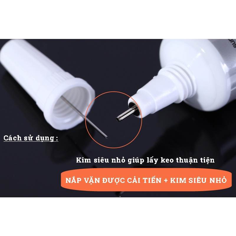 Keo Acrylic B7000 / T7000 Dán Kính Điện Thoại, Dán Giày, Dán Nhựa, Kim Loại, Gỗ, Đá, Thủy Tinh, Da 50ML